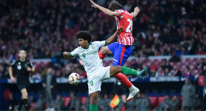 马德里竞技险胜里昂，托尼统治全场